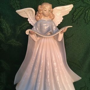Retired Lladro #5719 Angel Tree Topper